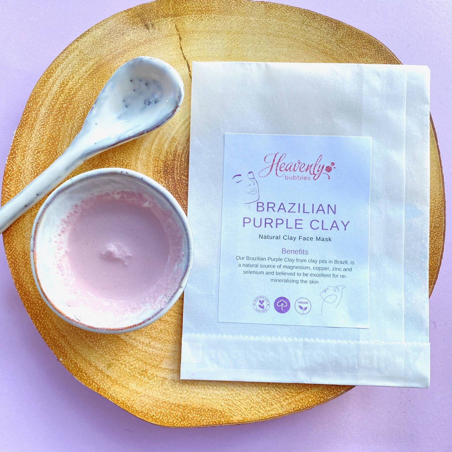Natural Clay Face Mask Single Sachet