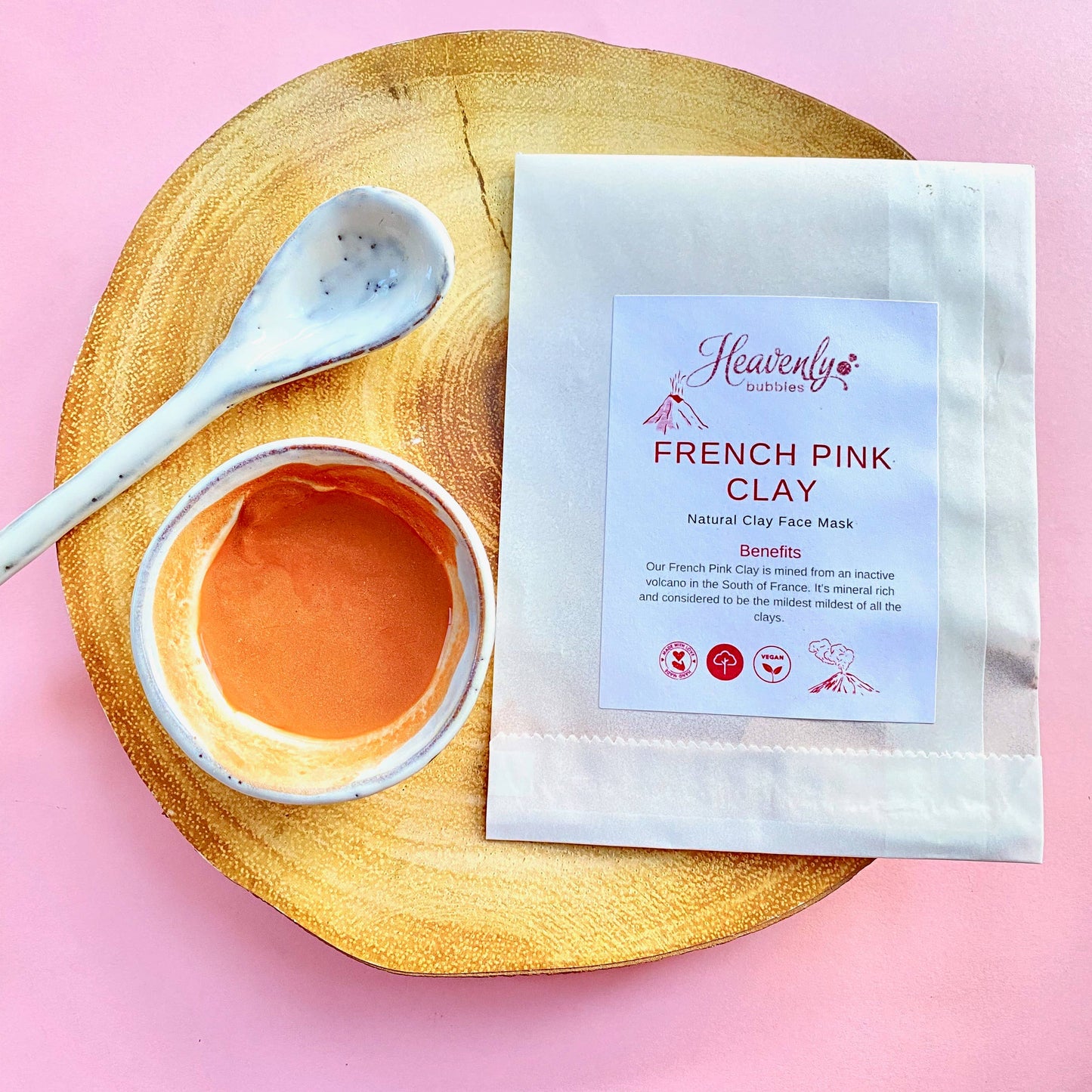 Natural Clay Face Mask Single Sachet