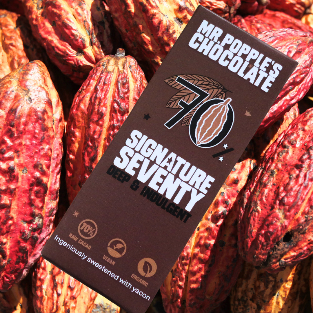 70% Signature Seventy - Dark Organic Craft Chocolate Bar