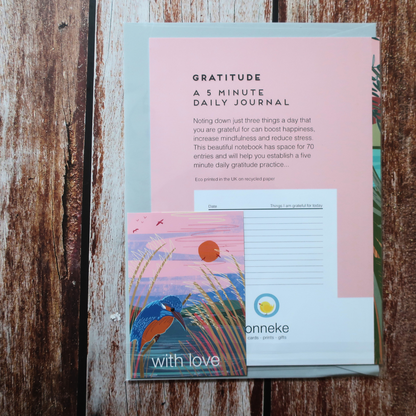Gratitude journal notebook mindfulness