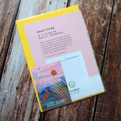 Gratitude journal notebook mindfulness