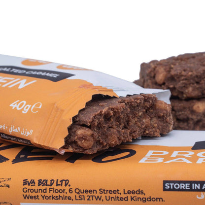 Salted Caramel Keto Protein Bars