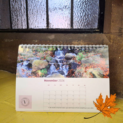 Wellbeing desktop calendar