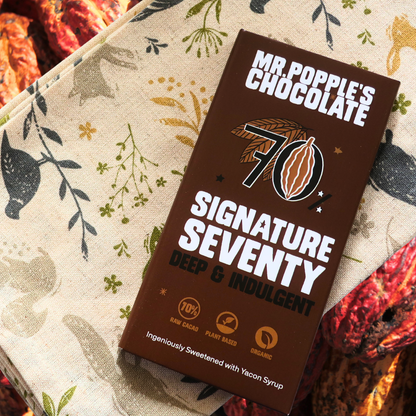 70% Signature Seventy - Dark Organic Craft Chocolate Bar
