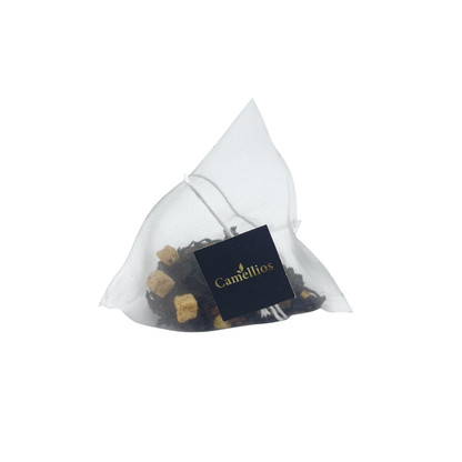 Spiced Apple Chai, 15 Pyramid Tea Bags - Eco Friendly